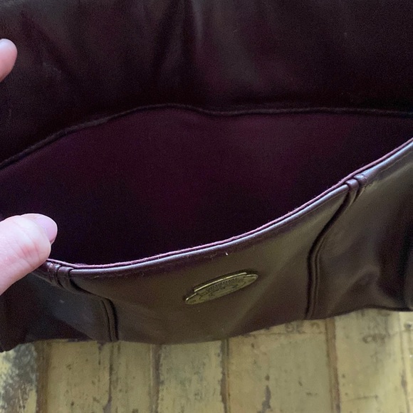 70s VINTAGE ETIENNE AIGNER BRAND 100% LEATHER BRIEFCASE WORK SLIM SHOULDER BAG - Picture 6 of 7